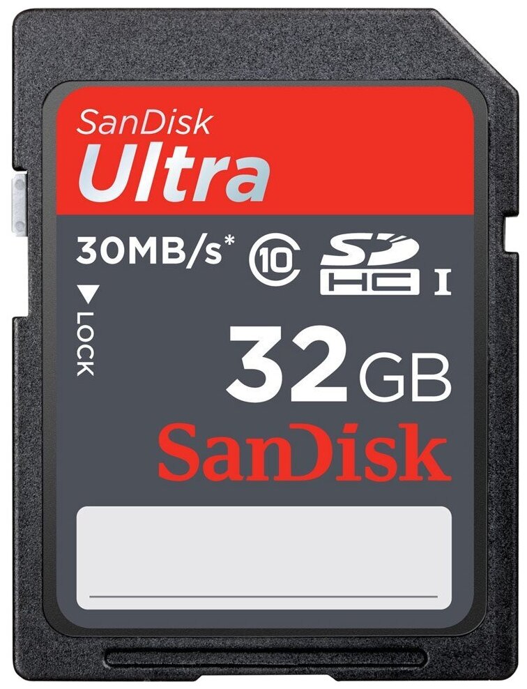 Sandisk Карта памяти SDHC 32Gb Class10 Sandisk Ultra!!!!