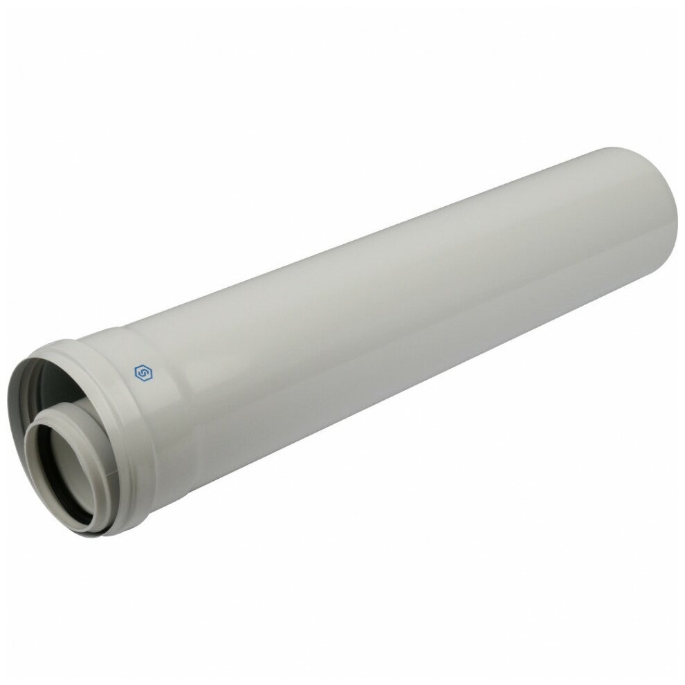 Элемент дымохода конденсационная труба 500 мм 60/100 PP-FE STOUT (SCA-8610-000500)