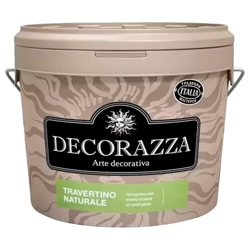 Декоративное покрытие Decorazza Travertino naturale, белый, 15 кг, 11 л декоративное покрытие decorazza lucetezza lc 11 89 5 л