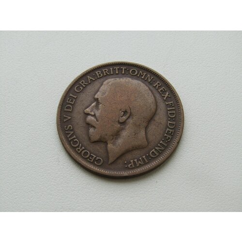 Монета. Великобритания. 1 пенни 1916 монета великобритания 1 пенни 1935 года георг 5 3
