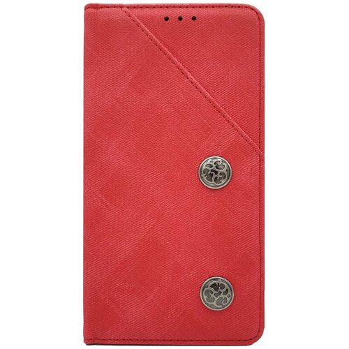 фото Чехол-книжка mypads для blackview a80 pro креативный ретро крафтовый азиатский стиль ручной работы c декоративными пуговицами под джинсу цвет красный