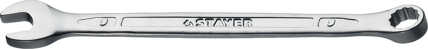 STAYER HERCULES, 9 мм, комбинированный гаечный ключ, Professional (27081-09)