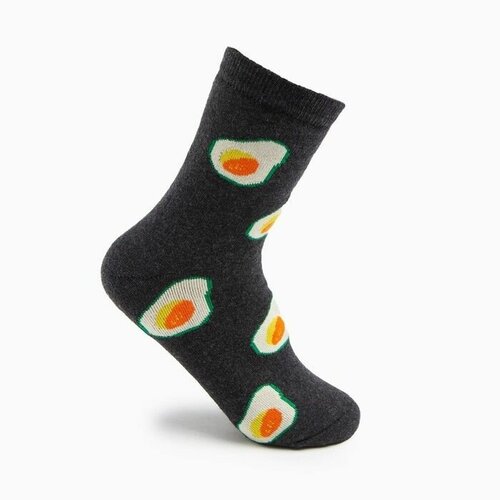 Носки , размер 37/40, серый женские носки авокадо