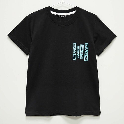 фото Футболка first kids, размер 140-146, черный