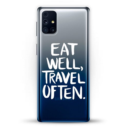 фото Силиконовый чехол eat well на samsung galaxy m31s andy & paul
