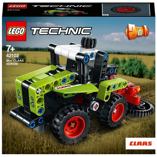 Конструктор LEGO Technic 42102 Mini Claas Xerion, 130 дет. фермер зерноуборочный комбайн claas siku