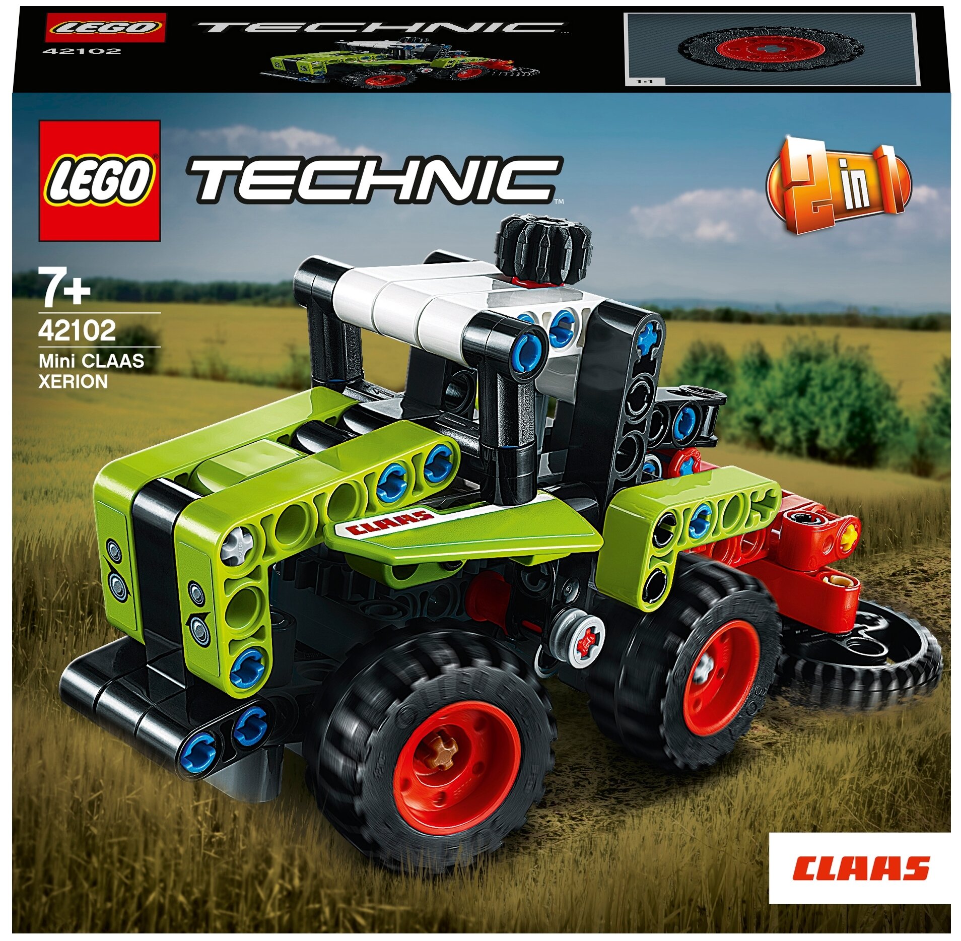 Lego Конструктор LEGO Technic 42102 Mini CLAAS XERION