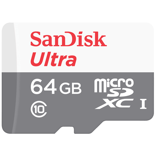 Карта памяти SanDisk Ultra microSDXC Class 10 UHS-I 100MB/s 32 GB, чтение: 100 MB/s, запись: 10 MB/s