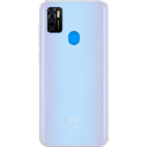 Силиконовый чехол на ZTE Blade A7s 2020 / ЗТЕ Блэйд А7с 2020, прозрачный силиконовый чехол на zte blade a7s 2020 зте блэйд а7с 2020 черные полигоны