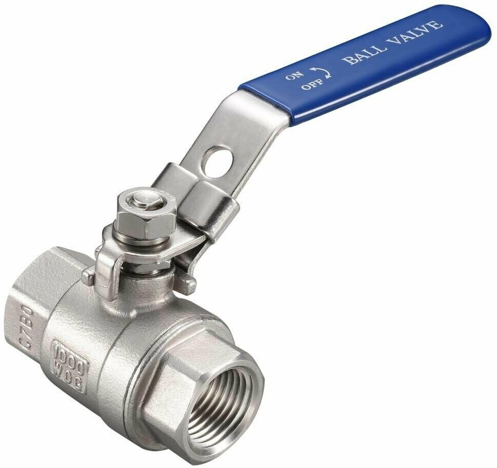 Кран шаровой 1/2" 304 из нержавеющей стали BALL VALVE