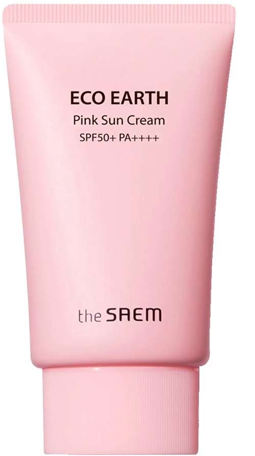 THE SAEM Eco Earth Крем солнцезащитный Eco Earth Pink Sun Cream