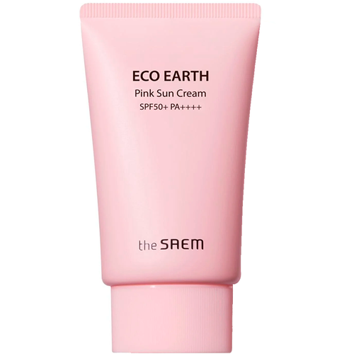 THE SAEM Eco Earth Крем солнцезащитный Eco Earth Pink Sun Cream солнцезащитный крем водостойкий eco earth face