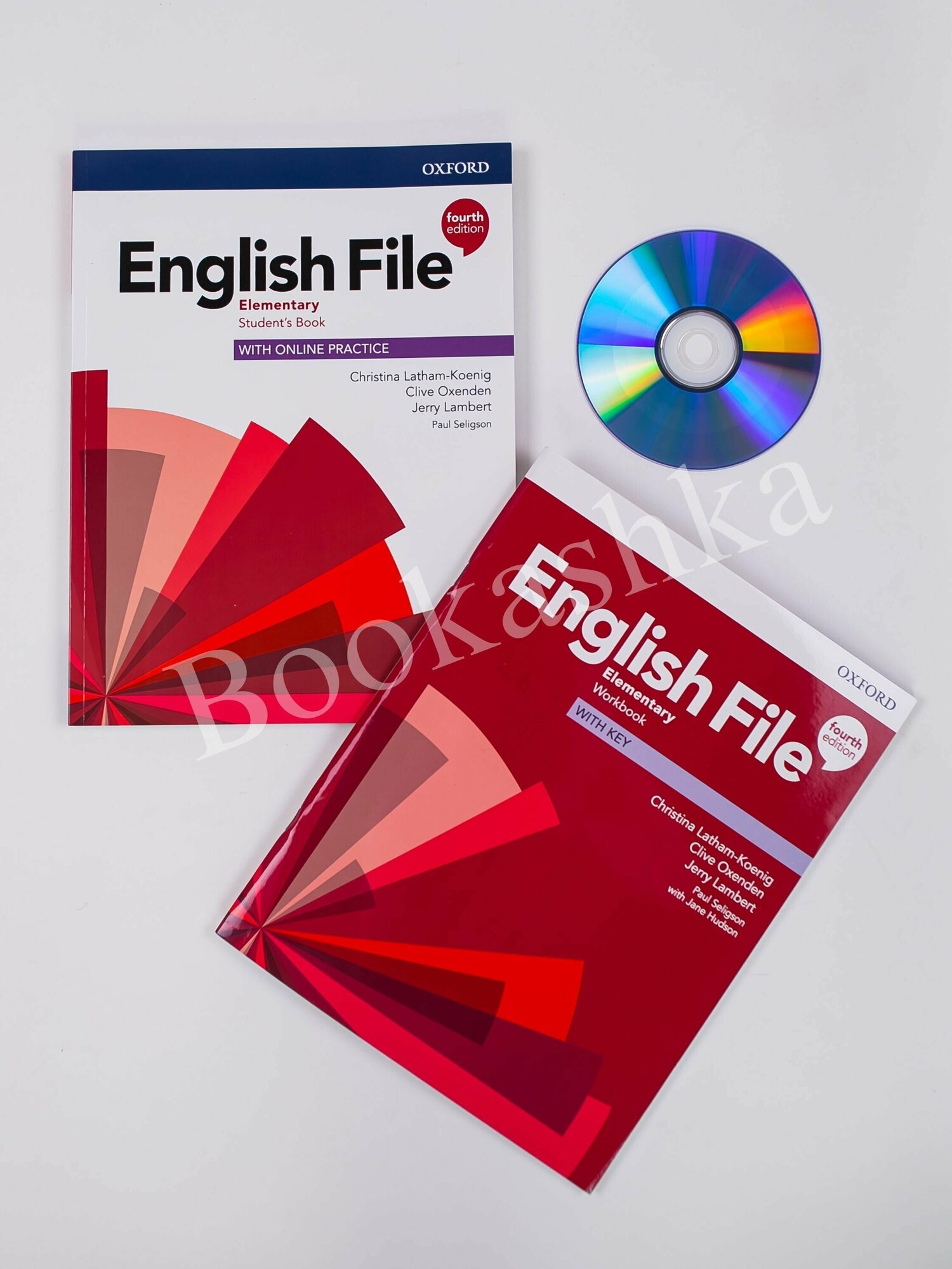 Комплект English File Elementary. (Fourth Edition) Student's Book+Workbook+CD