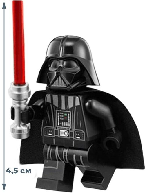 Мини фигурка Дарт Вейдер с мечом Звездные войны Star Wars сборная подвижная 4,5 см
