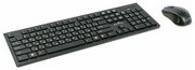 Клавиатура + мышь Oklick 250M клав: черный мышь: черный USB беспроводная slim