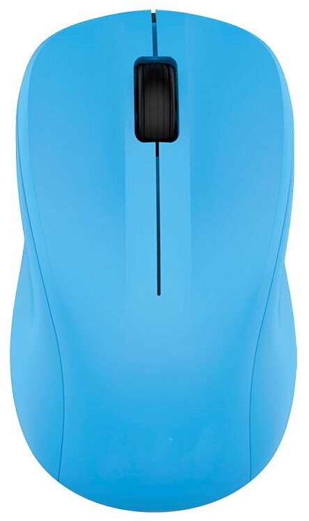 CBR CM 410 Blue, Мышь беспроводная, оптическая, 2,4 ГГц, 1000 dpi, 3 кнопки и колесо прокрутки, выключатель питания, цвет голубой