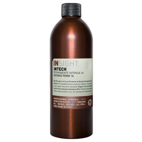 Insight Средство перманентной завивки Intech 1А для натуральных и труднозавиваемых волос, 500 мл