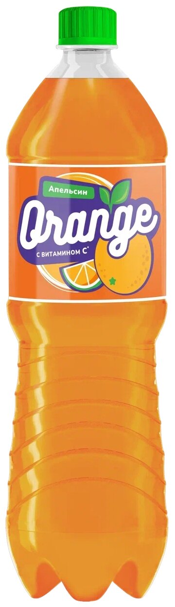 Напиток безалкогольный сильногазированный N-Orange 1,45 л * 1шт.