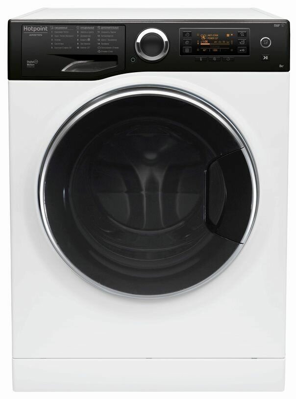 Узкая стиральная машина Hotpoint BK RD 8229 ST K с паром, 8 кг - фотография № 10