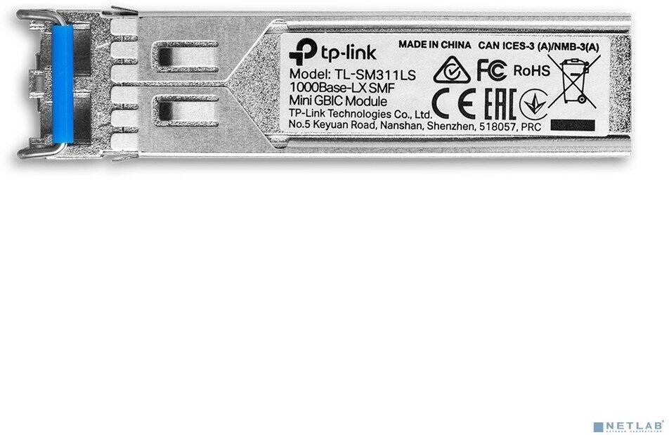 Модуль SFP TP-Link single mode MiniGBIC LC 10km - фото №8