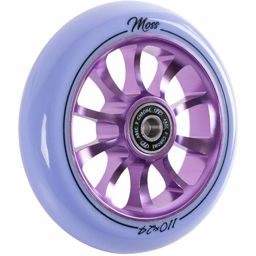 Колесо для трюкового самоката TechTeam X-Treme 110*24мм, Moss, purple