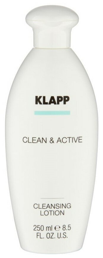 Klapp очищающее молочко для лица Clean & Active Cleansing Lotion, 250 мл, 250 г