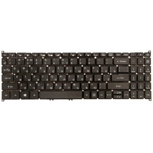 Клавиатура (keyboard) для Acer Aspire A315-54G, A315-55G, A515-54G, Aspire 3 A315-23-R3LH черная