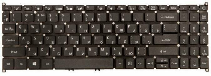 Клавиатура для ноутбука Acer Aspire A315-54G A315-55G A515-54G Aspire 3 A315-23-R3LH черная