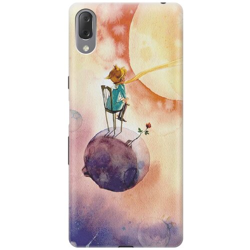 фото Re:paчехол - накладка artcolor для sony xperia l3 с принтом "маленький принц"