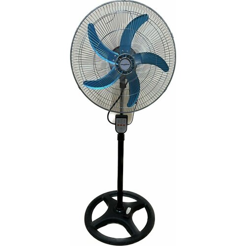 Вентилятор напольный GRANDFAR ВН-777 18 140Вт 5 металл лопастей металл решетка круглое основание пульт управления 428400₽