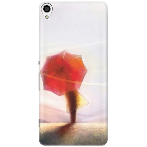 фото Cиликоновый чехол красный зонтик на sony xperia xa / сони иксперия ха re:pa