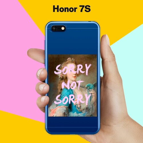 Силиконовый чехол Sorry на Honor 7S силиконовый чехол планеты на honor 7s