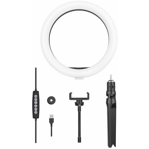 Держатель для телефона с кольцевой подсветкой BlitzWolf BW-SL5 RGB Ring Fill Light Phone Holder Black 4140₽