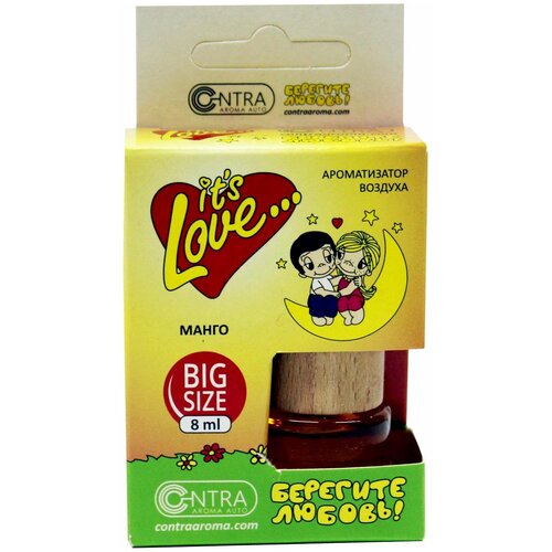 Ароматизатор подвесной бочонок Contra LOVE IS Манго