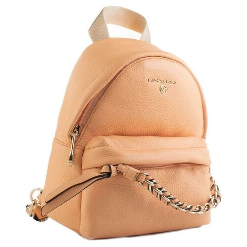 Женский кожаный рюкзак Michael Kors 30T0L04B0L-CANTALOUPE