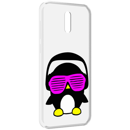 Чехол MyPads пингвин для Alcatel 3L (2019) задняя-панель-накладка-бампер чехол mypads toyota тойота 1 для alcatel 3l 2019 задняя панель накладка бампер