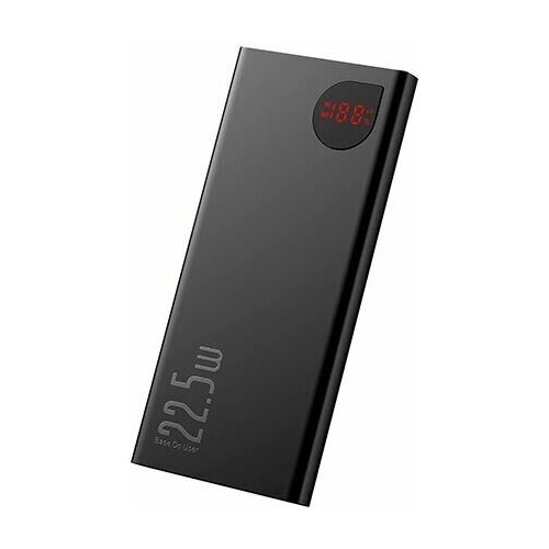 Внешний аккумулятор Baseus Повербанк powerbank Adaman Metal Digital Display QC Power Bank 10000mAh Tarnish PPAD070001 299000₽