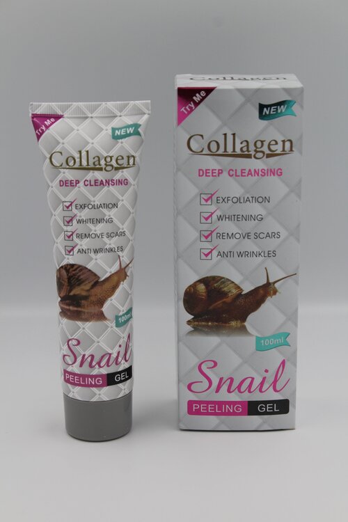 Пилинг для лица коллаген улитка Collagen Snail Peeling Gel