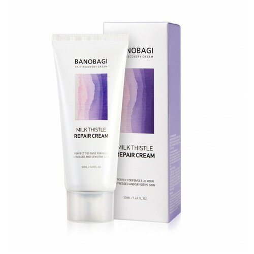 BanoBagi Milk Thistle Repair Cream Крем восстанавливающий с молочным чертополохом для чувствительной кожи, 50мл.