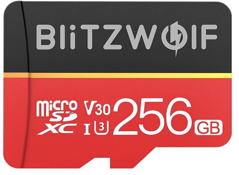 Карта памяти с адаптером BlitzWolf BW-TF1 128GB Memory Card with Adapter Red