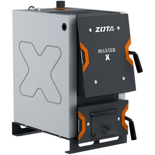 Твердотопливный котел ZOTA Master-X 32П аотв с чугунной плитой