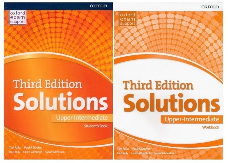 Solutions Upper-intermediate (3-ed) Student's Book + Workbook