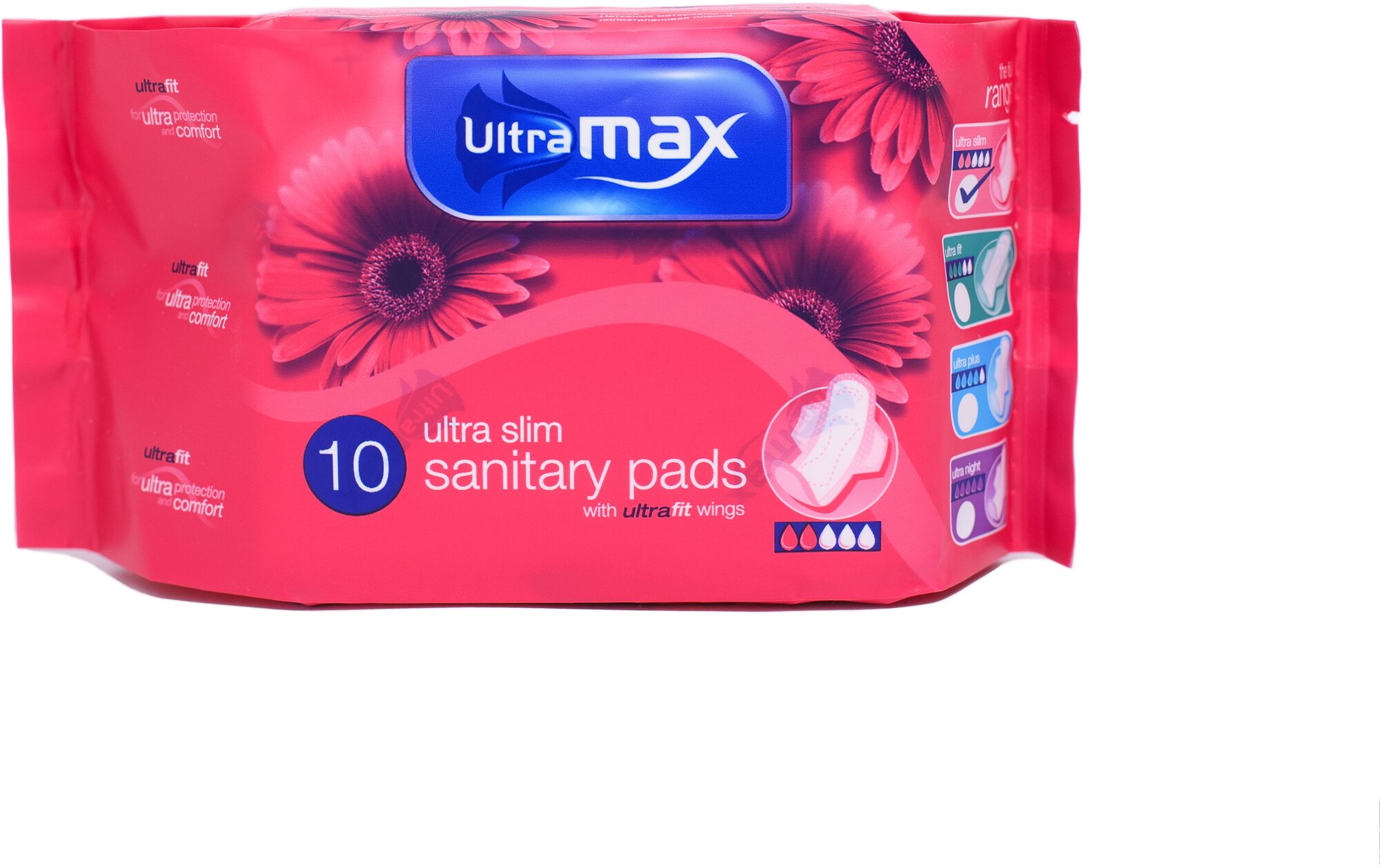 Прокладки женские Ultra Max 10 шт 2 капли
