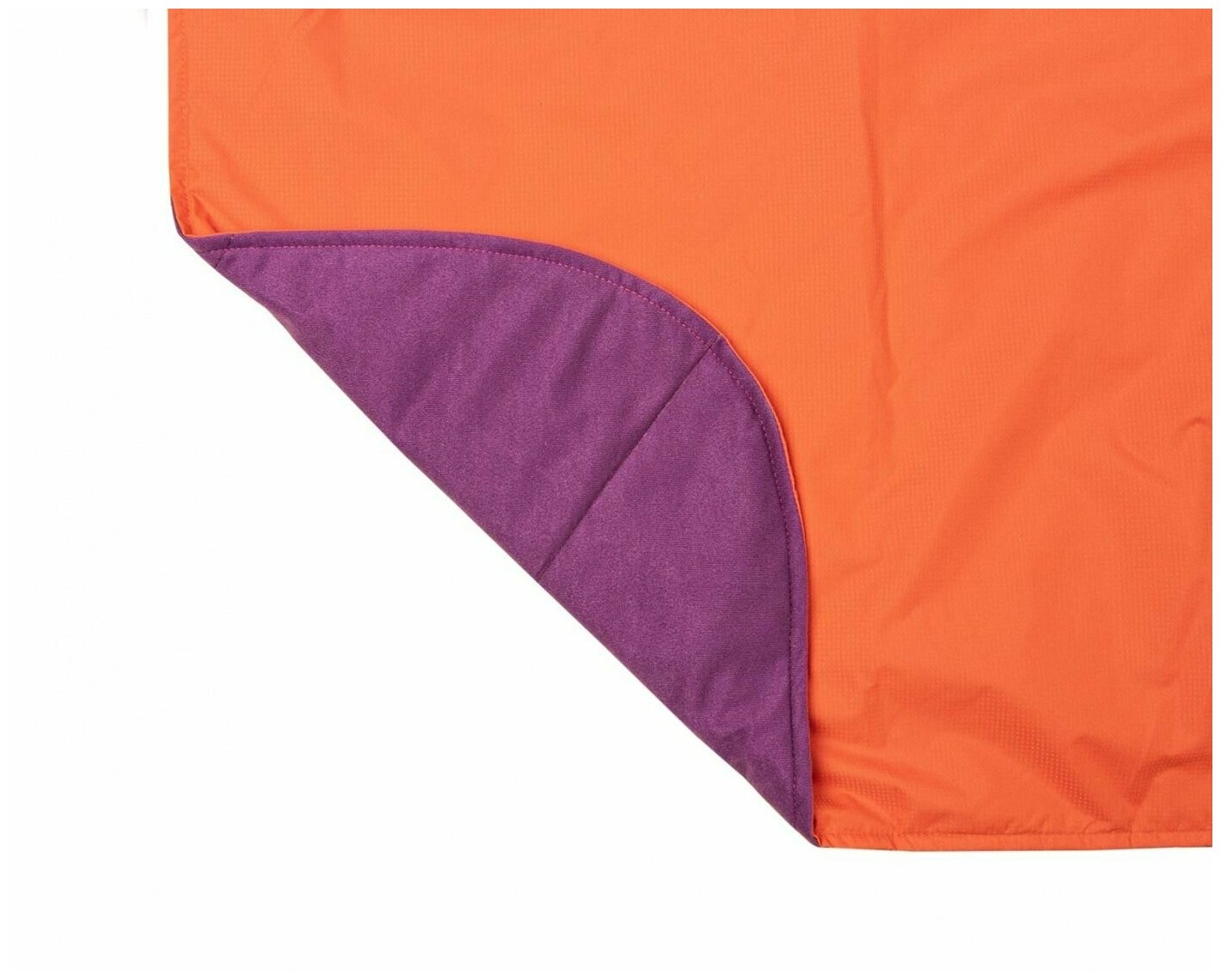 Плед-покрывало Nova Tex Одеяло утепленное таслан, оранжевый/фиолетовый - фотография № 3