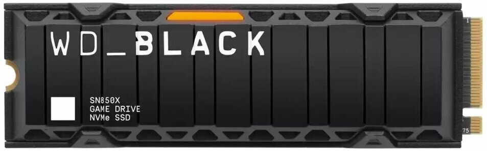 Внутренний диск SSD Black SN850X NVMe, 7300/6600MB/s, IOPs 1200000/1100000, TBW 1200 10 (891309)