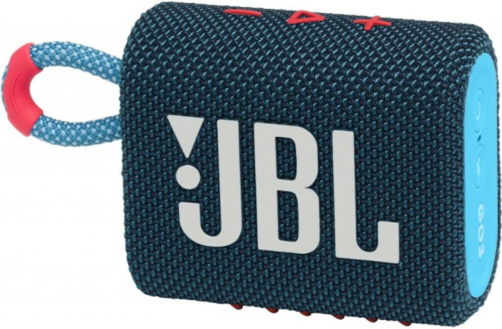 Акустическая система JBL GO 3 Blue/Pink (JBLGO3BLUP)