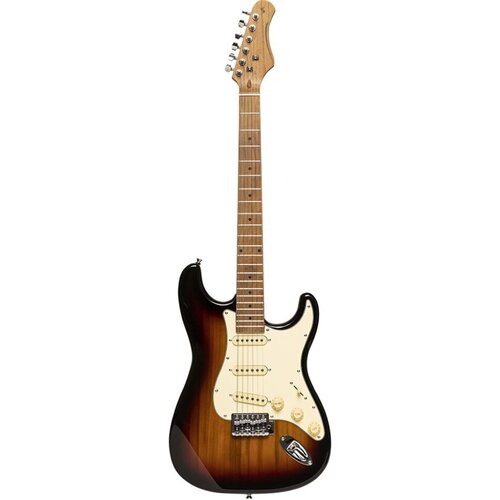 peavey raptor plus snb sss электрогитара stratocaster 22 лада цвет sunburst Электрогитара STAGG SES-55 SNB