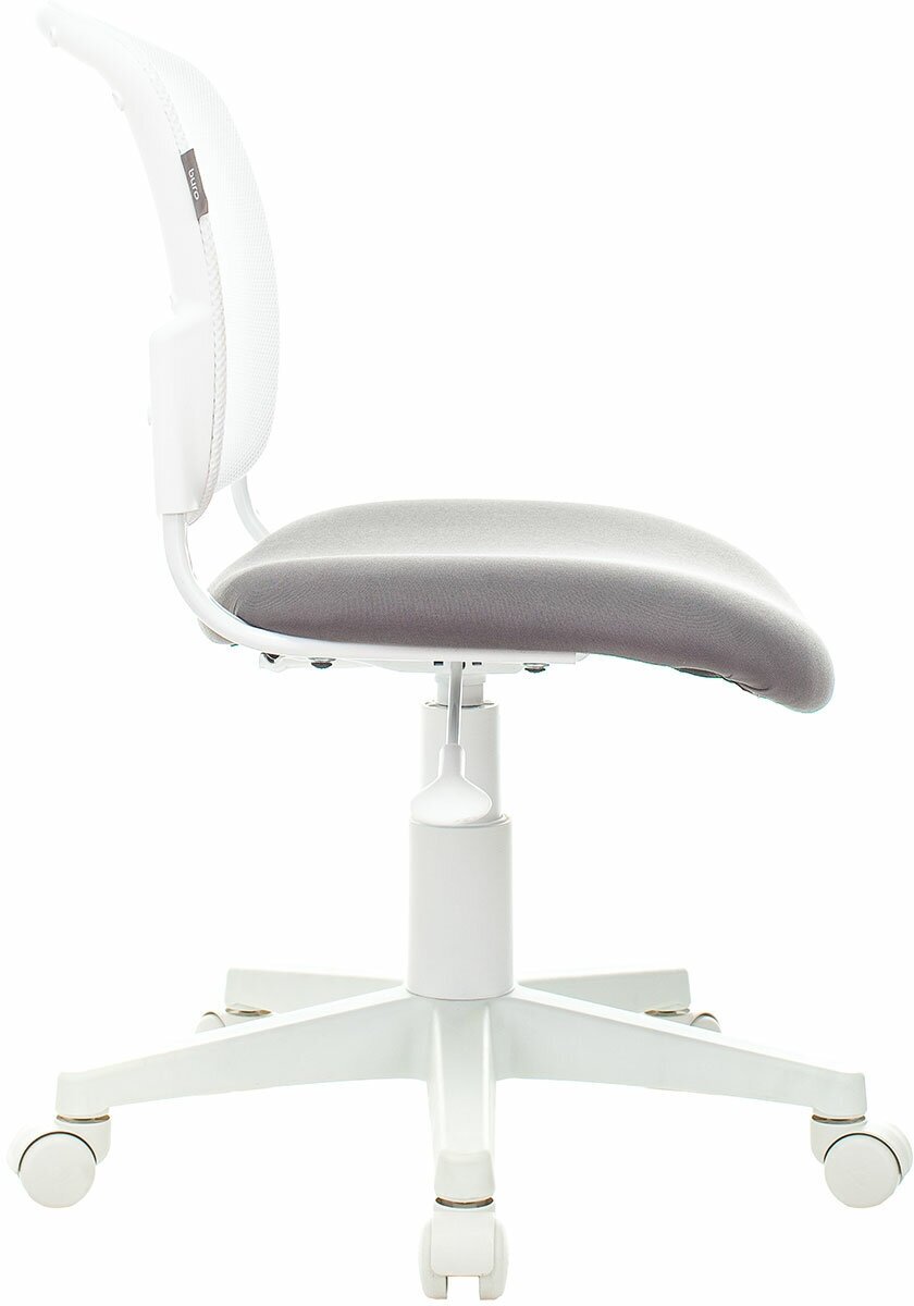 Кресло детское Бюрократ CH-W296NX, обивка: сетка/ткань, цвет: белый/серый Neo Grey - фото №8