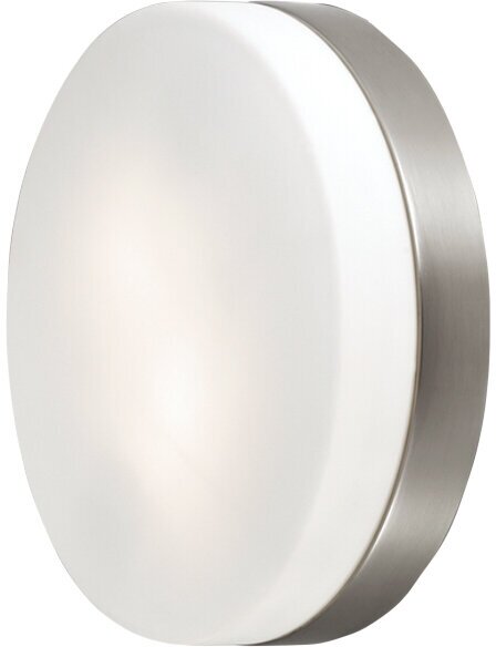 Светильник настенно-потолочный для ванной ODEON LIGHT Presto E14 2х40Вт IP44 белый никель
