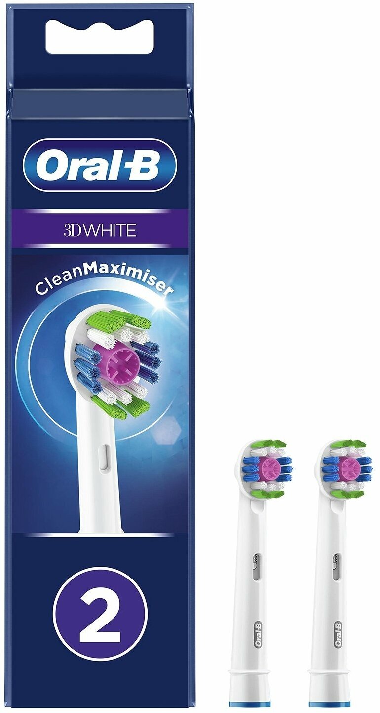 Насадка для зубных щеток Oral-B 3D White EB18pRB (упак:2шт) 80347231